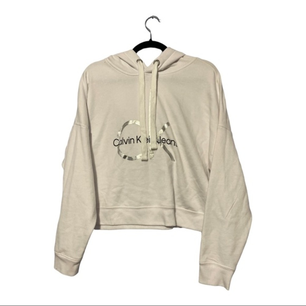 CALVIN KLIEN JEANS CROPPED HODDIE